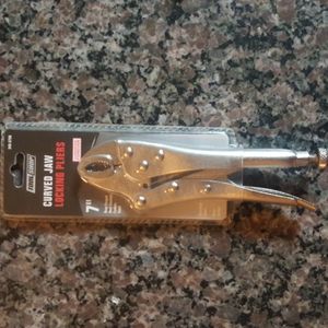TOOLSHOP curved Jaw Locking Pliers new 7 " deep forged carbon steel heat treated